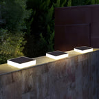 Seamless Solar Disk Lights Elegant LED Ground Lighting for Outdoor Landscapes