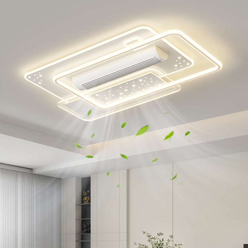 [BF263] BEMFAN 43'' Metal Bladeless Ceiling Fan with LED Light ,Voltage:100V-120V & 220V-240V