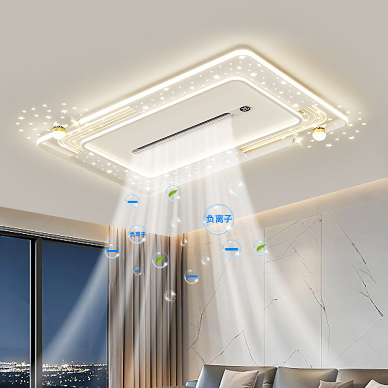 [BF249] BEMFAN 43'' Metal Bladeless Ceiling Fan with LED Light ,Voltage:100V-120V & 220V-240V