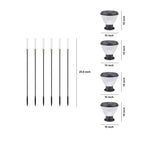 Landscape Lighting Bundle: Fluted Post Cap Light & Reed Garden Stakes