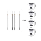 Landscape Lighting Bundle: Fluted Post Cap Light & Reed Garden Stakes