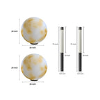 Complete Outdoor Lighting Two-piece Set | Pillar, Bollard Kit