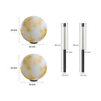 Complete Outdoor Lighting Two-piece Set | Pillar, Bollard Kit