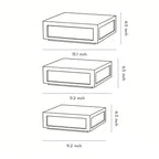 Square Pillar Lights Black Outdoor LED Metal Fixture