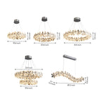 Dining Room Crystal Chandelier  French Flower Art Chandelier