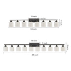 Modern Bathroom Vanity Lights Minimalist Glass Mirror Light