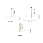 Bubble Glass Pendant Lights Nordic Minimalist Sleek Gold Ceiling Light