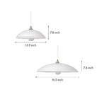 Japanese Style Pendant Light Retro Water Pattern Glass Light