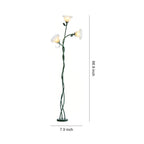 Flower Floor Lamps French Country Style Green Artistic Iron Lamp
