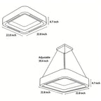 Low Profile Bladeless Ceiling Fan with Light Inverter LED Light