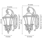 Copper Wall Sconce Outdoor European-Style Waterproof Lighting