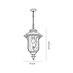 Industrial Metal Pendant Light Aluminum Weatherproof Ceiling Light