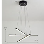 3-piece LED Bar Lights Modern Chandeliers Hanging Lamp