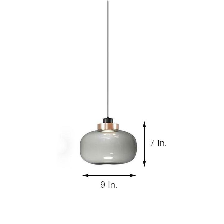 Round Globe LED Nordic Glass Pendant Light Hanging Lamp