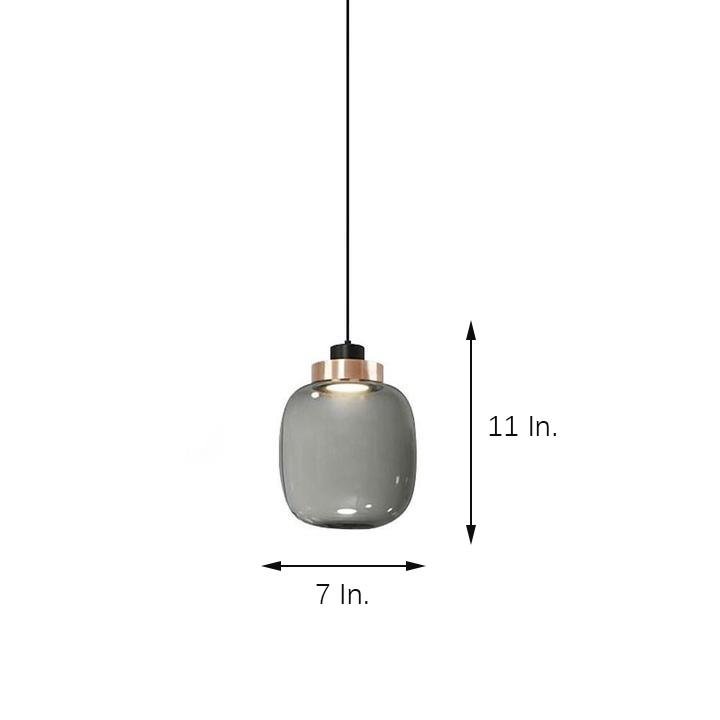 Round Globe LED Nordic Glass Pendant Light Hanging Lamp