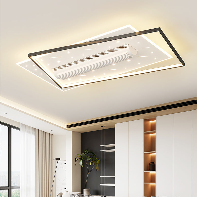 [BF258] BEMFAN 43'' Metal Bladeless Ceiling Fan with LED Light ,Voltage:100V-120V & 220V-240V