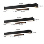 [Open-Box]Outdoor Motion Sensor Black Rectangle Wall Light