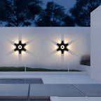 Flower Shaped LED Waterproof Nordic Wall Washer Lights
