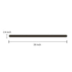 Nordic Minimalist Linear LED Lights Black Background Wall Sconces