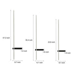 Strip Wall Lighting Modern Linear LED Waterproof Black Light