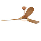 [Open-Box]Retro Solid Wood Frequency Conversion Silent Dimming Ceiling Fan with Lights