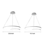 Creative Circles Stepless Dimming LED Nordic Chandelier Pendant Lights