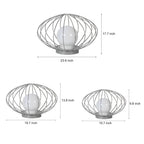 Mushroom Cage Shape LED Waterproof Modern Lawn Lamp Outdoor Lights