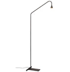 Black and Gold Floor Lamps LED Minimalist Reading Lamps