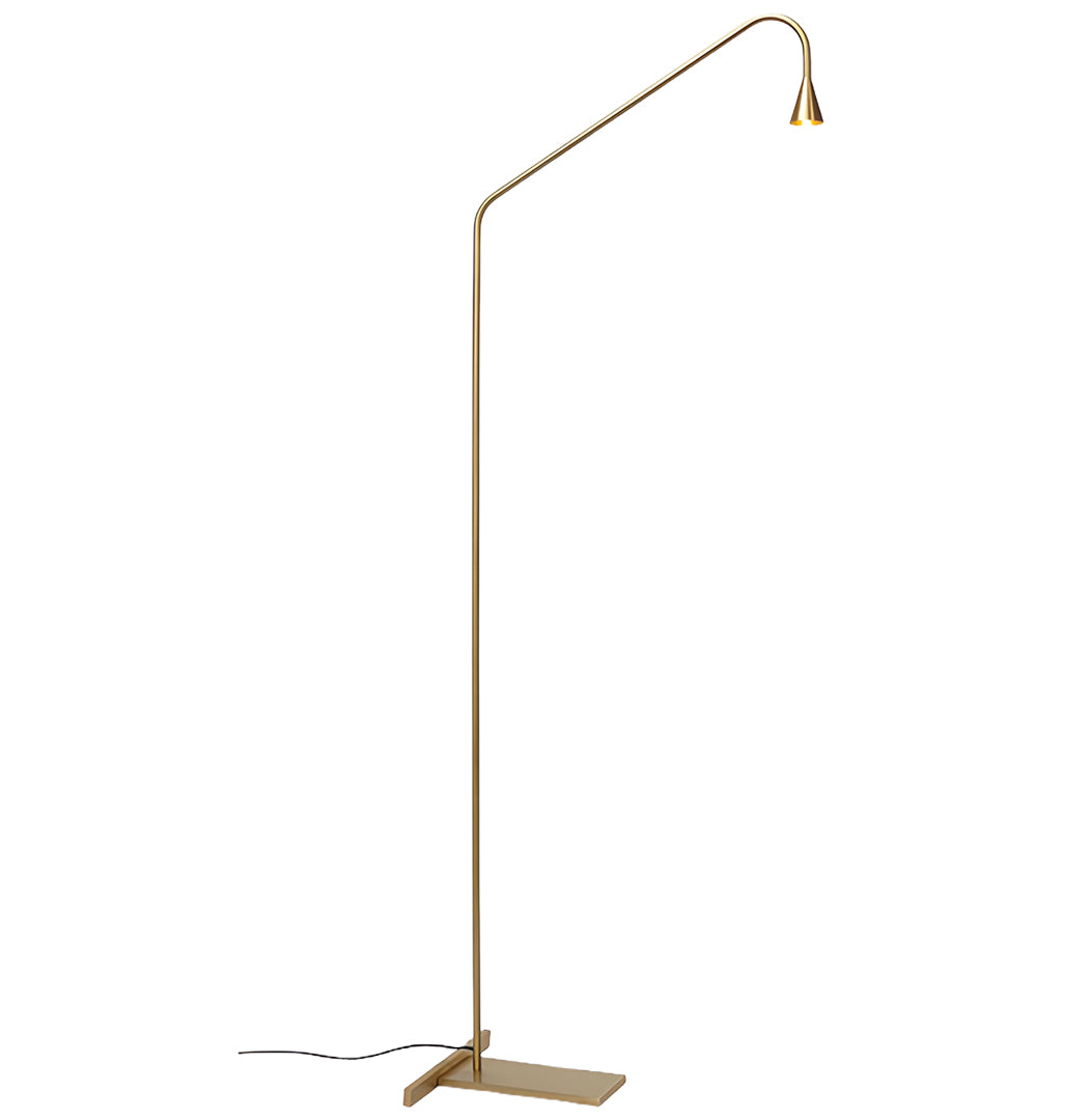 Black and Gold Floor Lamps LED Minimalist Reading Lamps