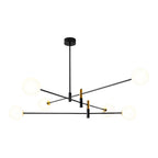 Branch Chandeliers Nordic Magic Black and Gold Iron Ceiling Light