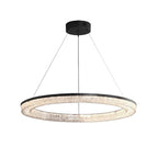 Circle Pendant Light Luxury Ring Art Chandelier
