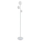 3 Lights Floor Lamp Gold Black White Modern Globe Standing Lamp