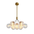 Modern Bubble Chandelier Minimalist Solid Copper Ceiling Light
