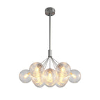 Modern Bubble Chandelier Minimalist Solid Copper Ceiling Light