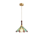 Water Ripple Glass Pendant Lighting Nordic Full Copper Light