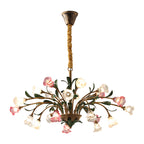 Vintage Floral Chandelier Vintage Rustic Branch Ceiling Light