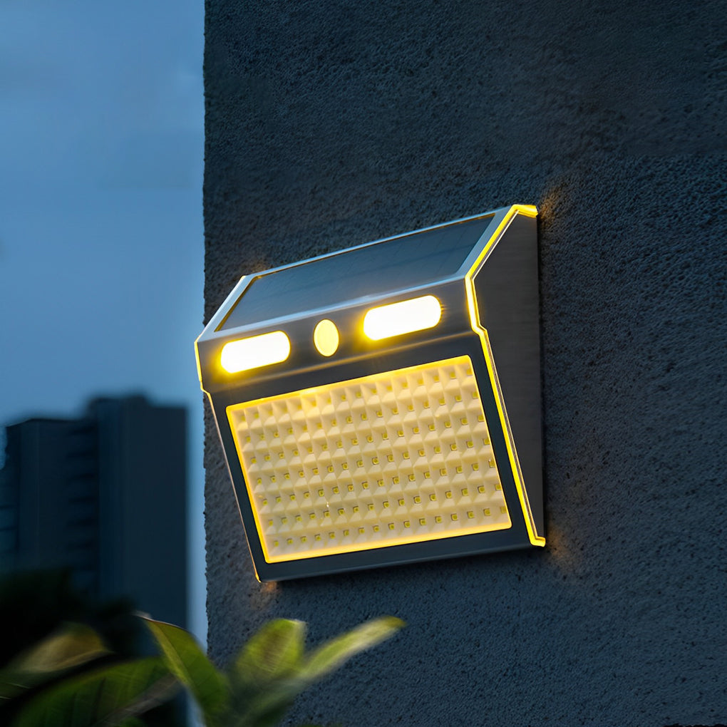 Outdoor Solar Wall Light with Motion Sensor Waterproof LED Light