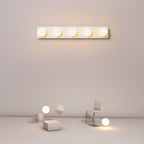 LED Wall Sconces with 5 Heads Small Spherical Adjustable Spotlight