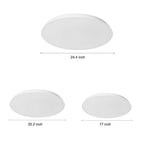 Simple Bowl Shaped Iron Acrylic Flush Mount Light for Study Living room Bedroom