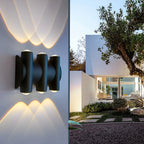 [Open-Box] Up and Down Light LED Waterproof Black Modern Wall Washer Light Wall Lamp