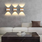 Unique Up and Down Lighting LED Waterproof Modern Exterior Wall Lights
