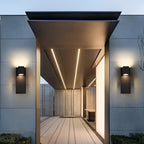 Square Waterproof LED Up and Down Lights Modern Outdoor Wall Lamp Wall Sconce Lighting