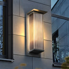 Rectangular Waterproof LED 3w Modern Outdoor Solar Wall Sconces Lighting