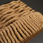 Rope Pendant Lights Vintage Industrial Style Hemp Iron Ceiling Light
