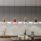 Small Simple Creative Metal Glass Nordic Hanging Lights Pendant Lamp