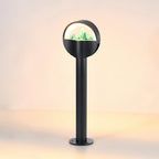 Modern Pathway Lights Frosted Globe Garden Waterproof Light