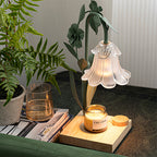 Melt Table Lamp Fireless Scented Flower  Elegant Night Light