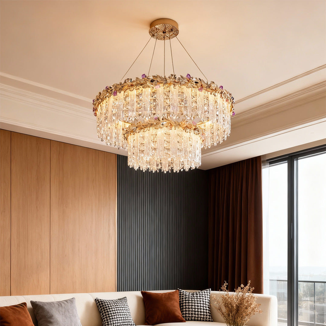 Luxury Lighting Bundle: Chandelier, Sconce & Recessed Light