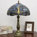 Brass Pendant Light Fixtures American Vintage Walnut Wood Cracked Glass Bedroom Light