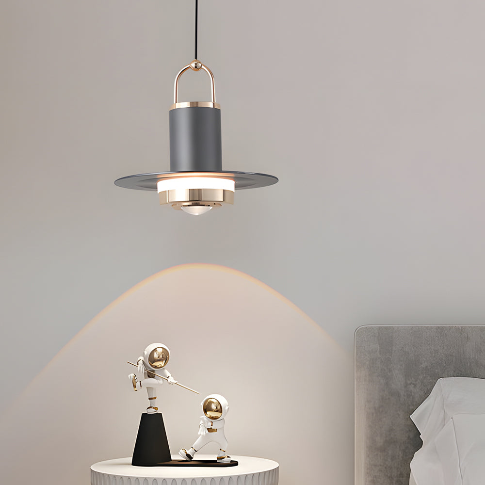Small Simple Creative Metal Glass Nordic Hanging Lights Pendant Lamp